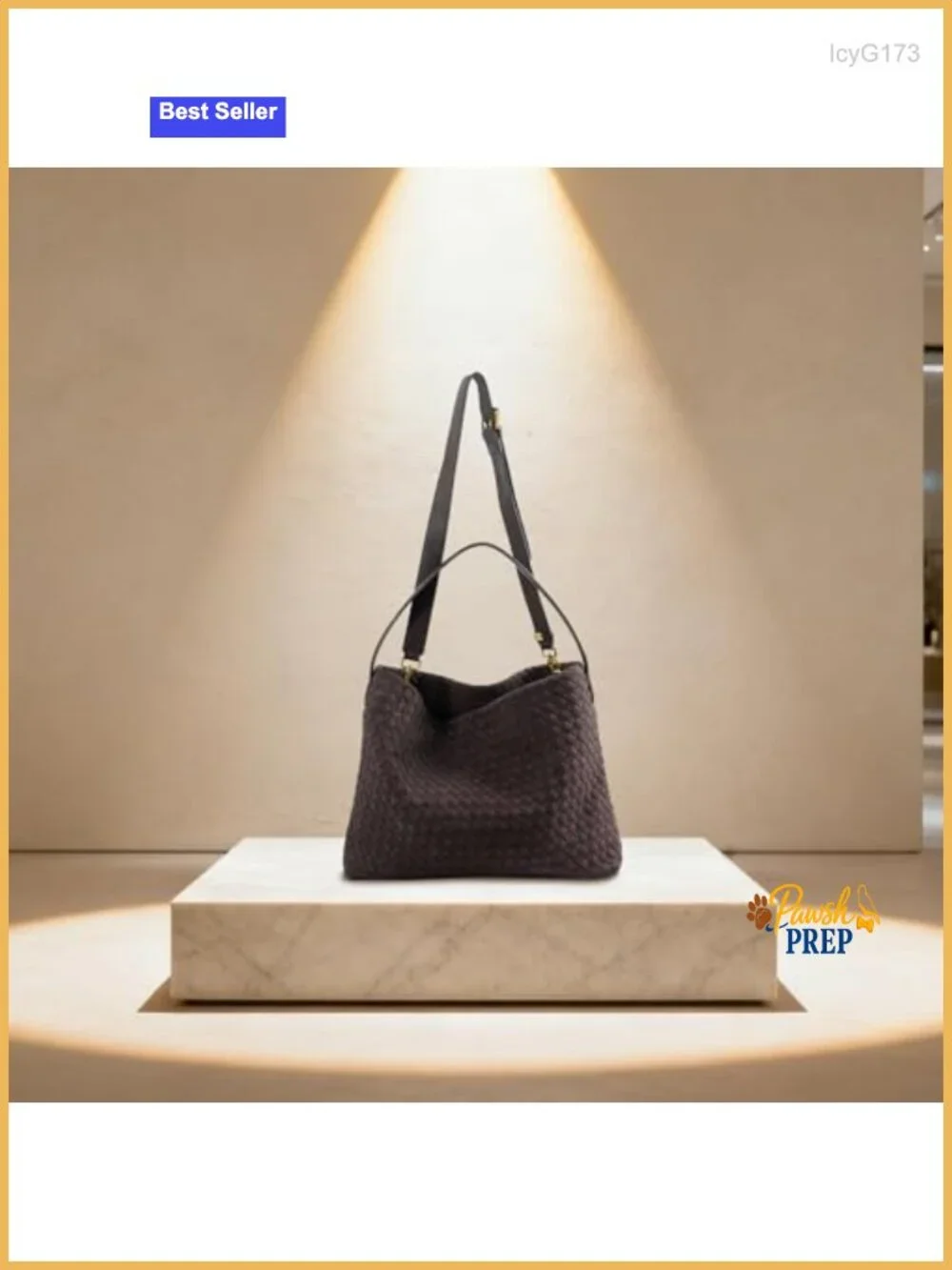 Faux Suede Woven Tote Bag Women Hobo Purse Fall Winter Travel Shoulder Handbag